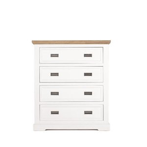 Bedroom: Parisian Tallboy 4 Drawer - Effortlessly French
