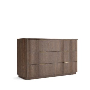 Bedroom: Lath 6 Dr Dresser - Panelled Front