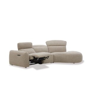 Leroy 3 Seater Electric Seat + Chaise RHF - Contemporary Design