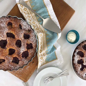Plum and ginger cake