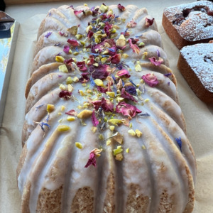 All: Pistachio, Cardamom & Lemon Cake Slice