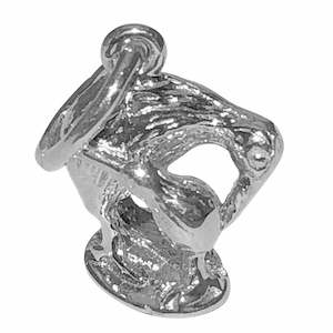 Charms: Silver Kiwi with Chick