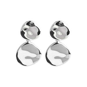 Najo: Silver Shard Double Disk Stud