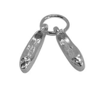 Charms: Gold Ballet Shoes Charm