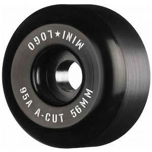 Mini Logo: MINI LOGO A-CUT HYBRID WHEEL - BLACK 95A 56MM
