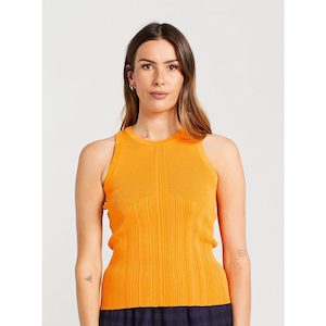 Womens Tops: THING THING REVA TANK - TANGERINE