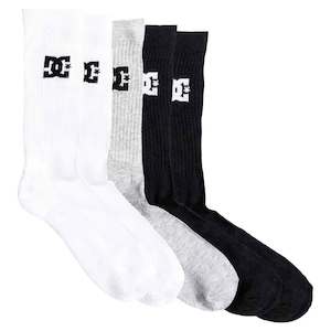DC CREW SOCKS 5 PACK - ASSORTED