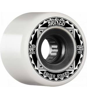 BONES ATF ROUGH RIDER RUNNERS 59MM WHITE