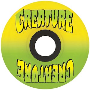 Ojs Wheels: OJ'S CREATURE BONEHEAD SUPER JUICE YELLOW GREEN 60MM 78A