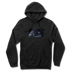 COLOR BARS X ATTACK ON TITAN BRIGADE HOODY - BLACK