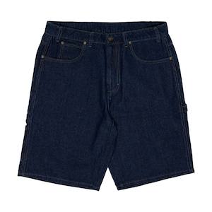 DICKIES DX200 11" RELAXED FIT DENIM CARPENTER SHORTS - DARK INDIGO