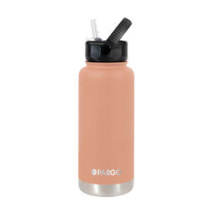 Drinkware: PROJECT PARGO 950ml INSULATED SPORTS BOTTLE - CORAL PINK