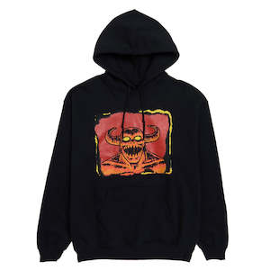 TOY MACHINE LAUGHING MONSTER HOODY - BLACK