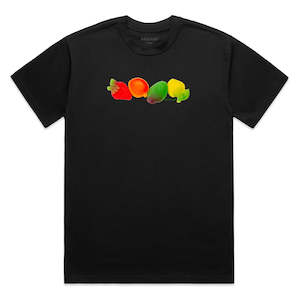 DAYLIGHT LOLLIES TEE - BLACK/MULTI