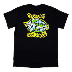 Top Heavy Entertainment: TOP HEAVY X MUCKMOUTH TEE - BLACK