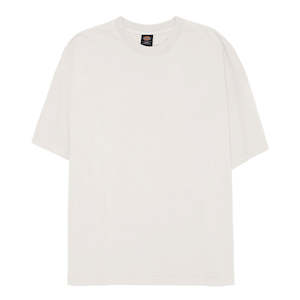 Dickies Tops: DICKIES 330 OVERSIZED BOX FIT TEE - WASHED WHITE