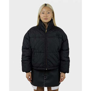 DICKIES LAMKIN QUILTED PUFFER JACKET - BLACK