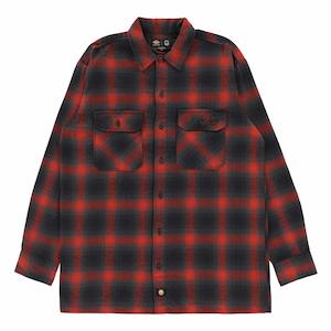 Dickies X Spitfire: DICKIES X SPITFIRE FLANNEL - RED OCHRE
