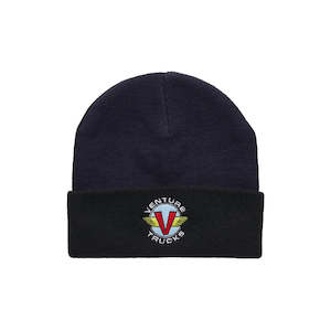 VENTURE WINGS CUFF BEANIE - NAVY/BLACK