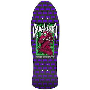 9 Inch Skateboard Decks: POWELL PERALTA CAB STREET DRAGON '20' BLACK STAIN DECK 9.625"