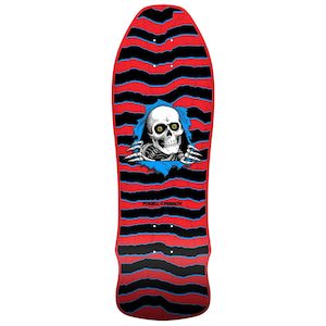 9 Inch Skateboard Decks: POWELL PERALTA GEEGAH RIPPER RED STAIN DECK 9.75"