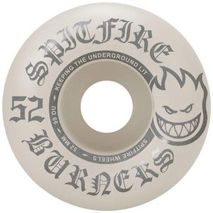 52mm Skateboard Wheels: SPITFIRE BURNER 99D 52MM