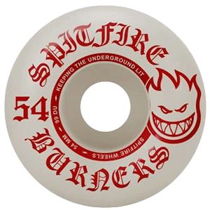 54mm Skateboard Wheels: SPITFIRE BURNER 99D 54MM