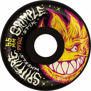 55mm Skateboard Wheels: SPITFIRE X GRIMPLE GRIMPLEHEAD FORMULA FOUR LOCK-IN FULL 99D 55MM