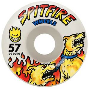 57mm Skateboard Wheels: SPITFIRE HELL HOUNDS TEAM CLASSICS 99A 57MM