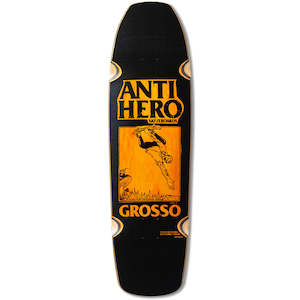 9 Inch Skateboard Decks: ANTI HERO SKATE SHOP DAY 2025 GROSSO HANDPLANT BLACK (VERSION #1) 9.25"