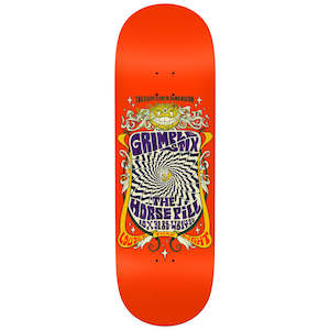 10 Inch Skateboard Decks: ANTI HERO GRIMPLE STIX TEAM LITHO 10.0" (HORSE PILL SHAPE)