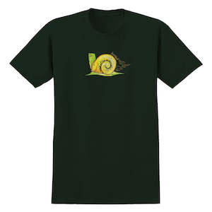 KROOKED FLAME SNAIL TEE - FOREST