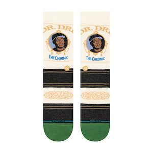 STANCE X DR DRE THE CHRONIC CREW SOCKS - BLACK