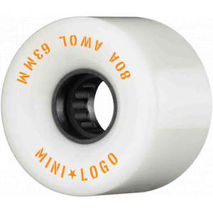 MINI LOGO AWOL WHEELS 63MM 80A - WHITE