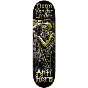 8 38 Skateboard Decks: ANTI HERO DAAN VAN DER LINDEN ABSENTES 8.38"