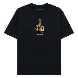 Top Heavy Entertainment: TOP HEAVY HEAVY METAL TEE - BLACK