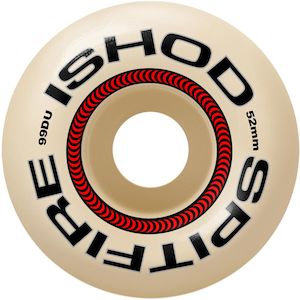52mm Skateboard Wheels: SPITFIRE FORMULA FOUR ISHOD WAIR LOCK-IN CLASSIC 99D 52MM