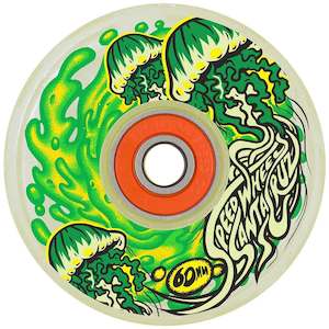 60mm Skateboard Wheels: SLIME BALLS OG JELLY FISH LIGHT UPS GLOW IN THE DARK - 60MM 78A