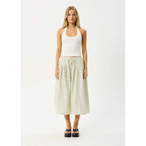 AFENDS LEGACY CHECK MIDI SKIRT - BOA CHECK