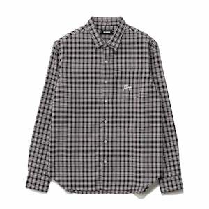 Xlarge: XLARGE SCRIPT CHECK SHIRT - BLACK