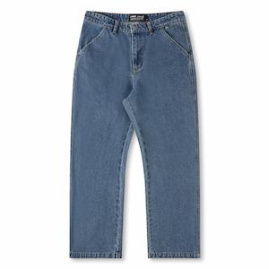 Former: FORMER REYNOLDS FLATLINE DENIM PANT - DARK BLUE