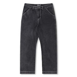 FORMER REYNOLDS FLATLINE DENIM PANT - WASHED BLACK