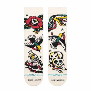 Just Arrived: STANCE FLASH CREW SOCKS - CANVAS