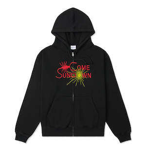 COME SUNDOWN ENTOMOLOGY ZIP HOODY - BLACK
