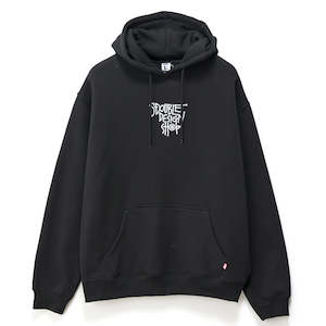 S Double: S/DOUBLE DOT SHOP HOOD - BLACK