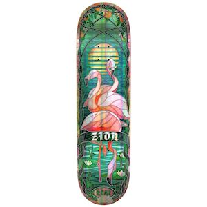 8 38 Skateboard Decks: REAL ZION WRIGHT HOLOGRAPHIC CATHEDRAL EASY RIDER 8.38"