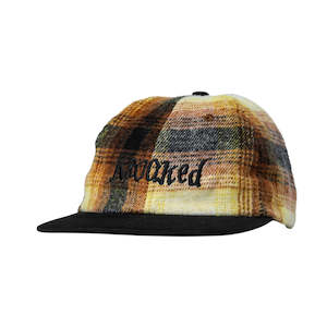 Krooked: KROOKED DOUBLE OK SCRIPT SNAPACK - FLANNEL/BLACK