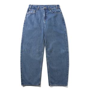 Apparel: BUTTER GOODS WIDE CUT DENIM JEANS - MID BLUE