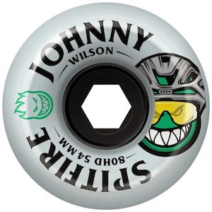 54mm Skateboard Wheels: SPITIFRE 80HD JOHNNY WILSON BURN SQUAD CONICAL FULL 54MM
