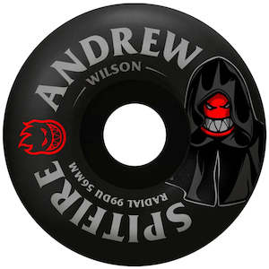 56mm Skateboard Wheels: SPITFIRE FORMULA FOUR ANDREW WILSON BURN SQUAD RADIALS 99D 56MM
